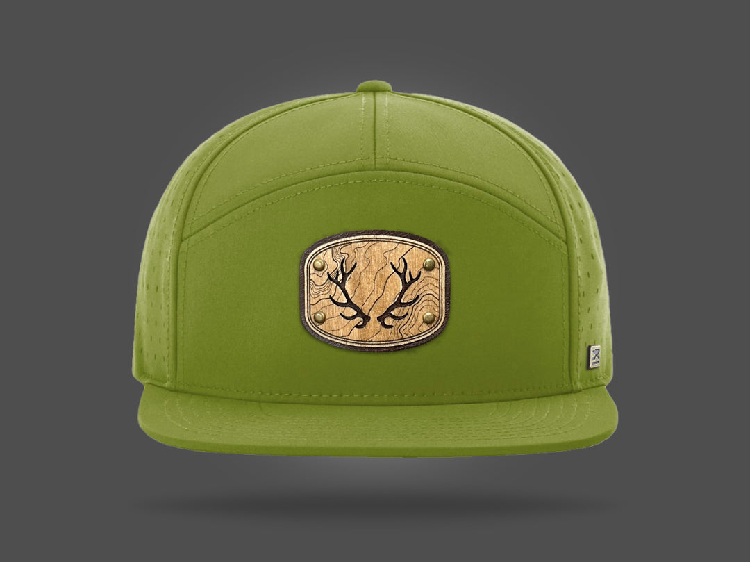 ICON 7 Flat Brim Cap - Basil
