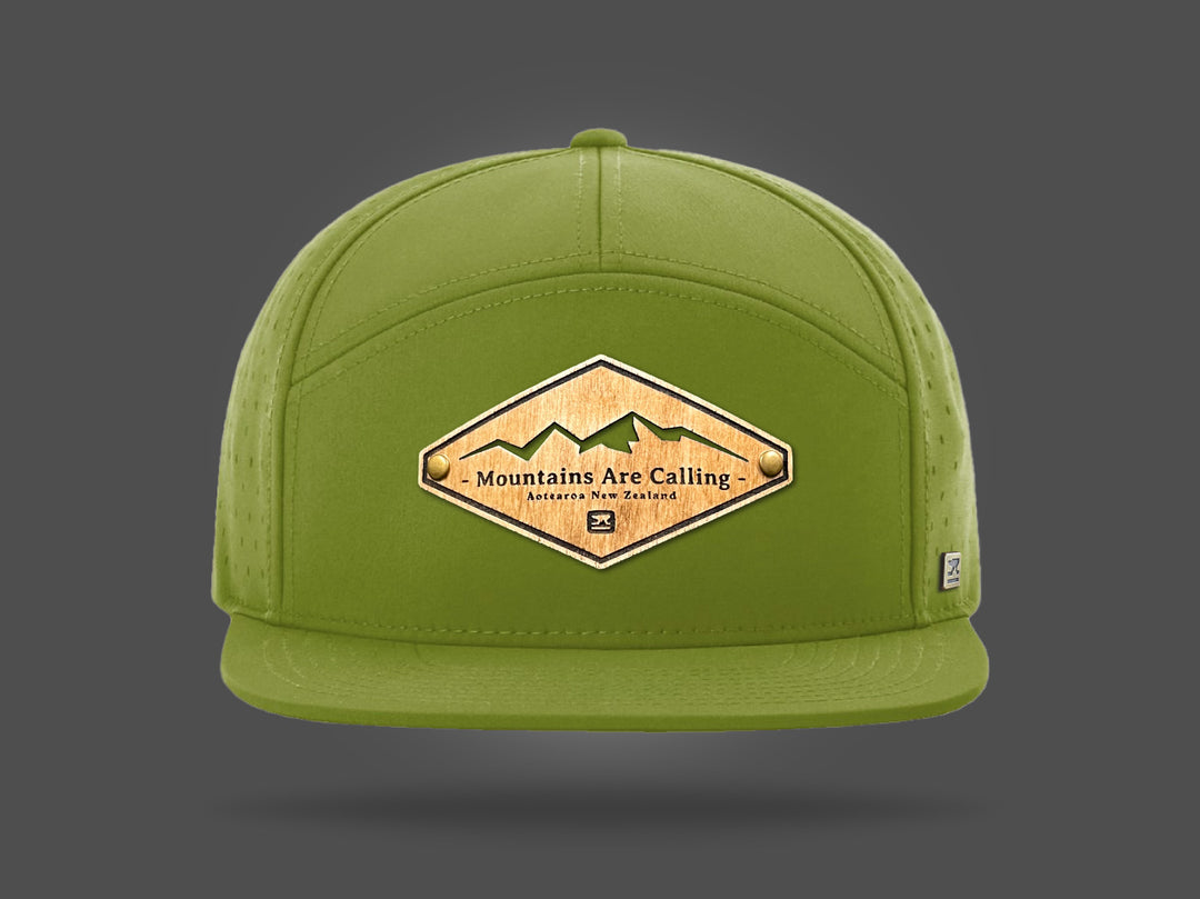 ICON 7 Flat Brim Cap - Basil