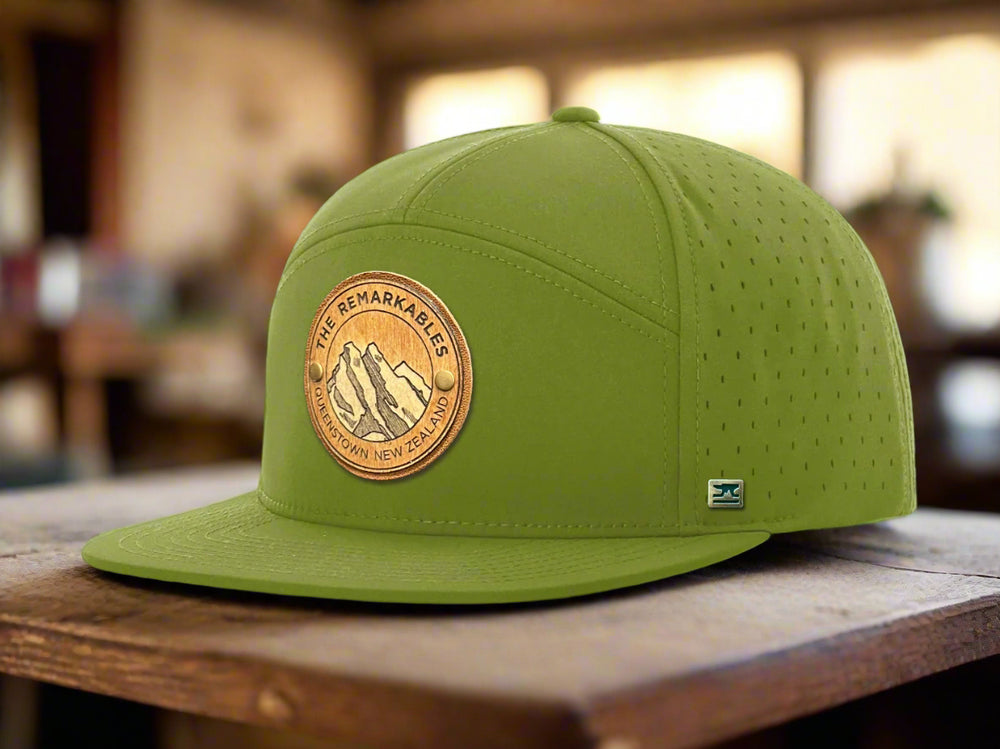 ICON 7 Flat Brim Cap - Basil - MNTN NZ