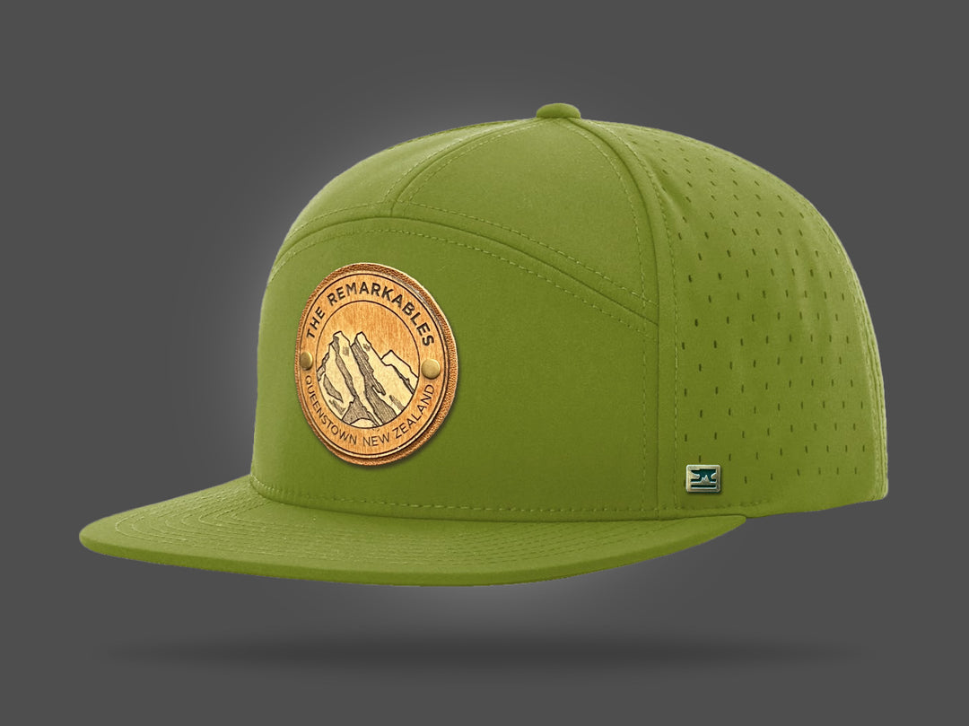 ICON 7 Flat Brim Cap - Basil