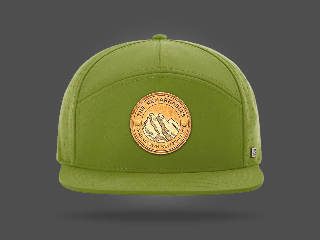 ICON 7 Flat Brim Cap - Basil