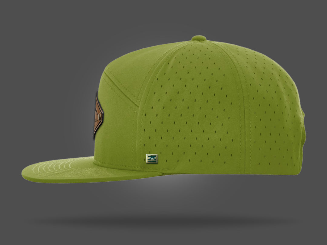 ICON 7 Flat Brim Cap - Basil