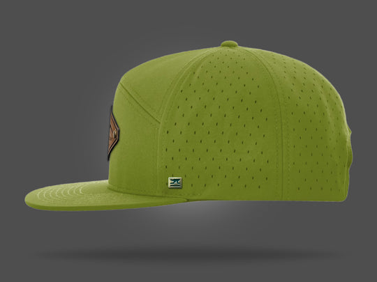 ICON 7 Flat Brim Cap - Basil