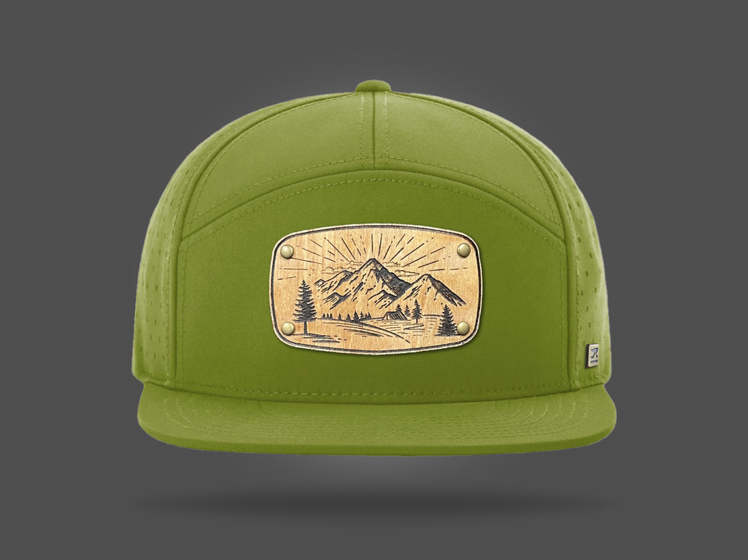 ICON 7 Flat Brim Cap - Basil