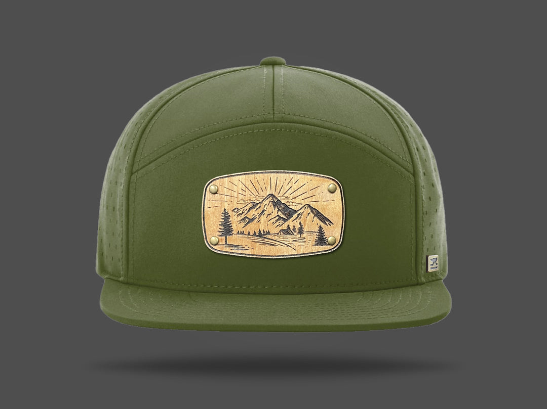 ICON 7 Flat Brim Cap - Moss