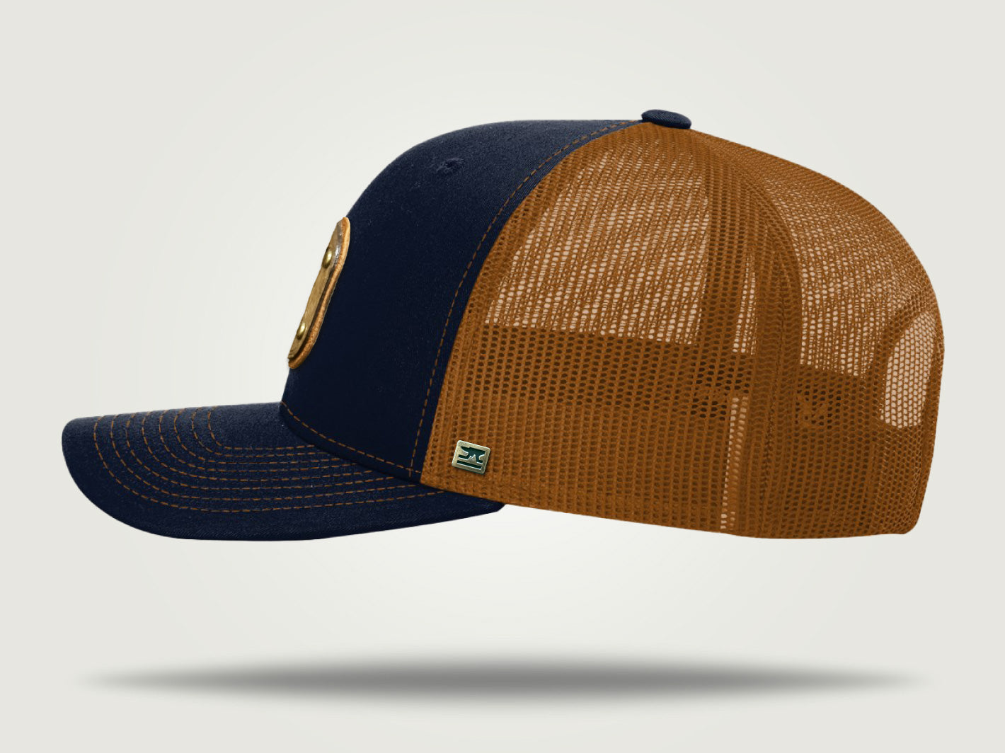 MidPro Trucker Cap - Navy Caramel – MNTN NZ