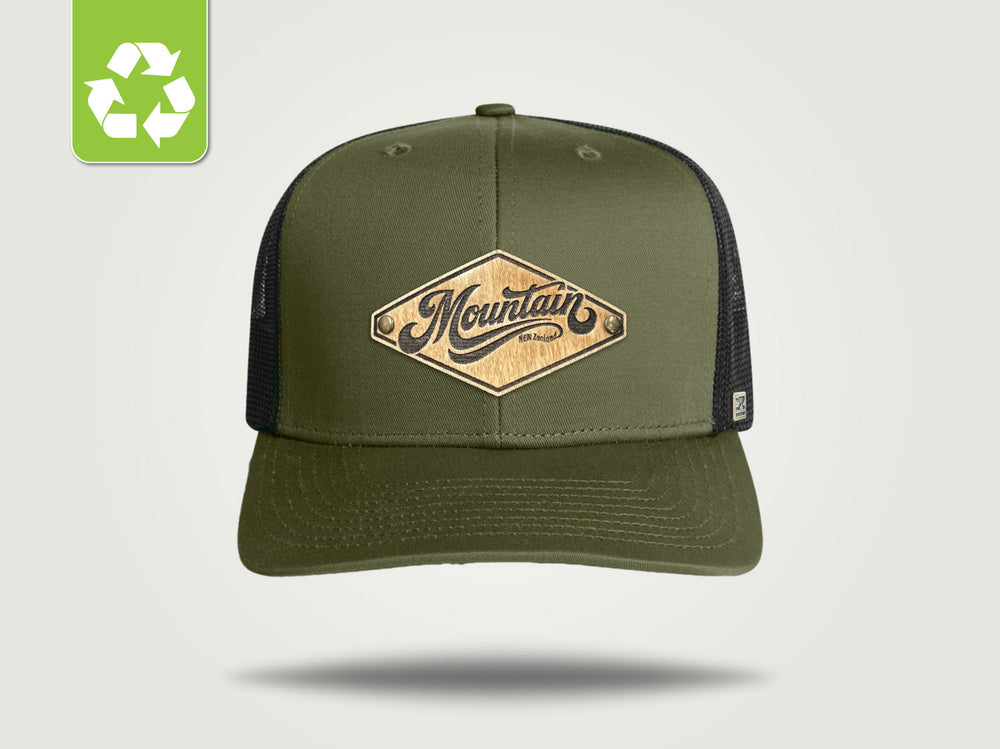 Recycled Trucker Cap - Mountain NZ