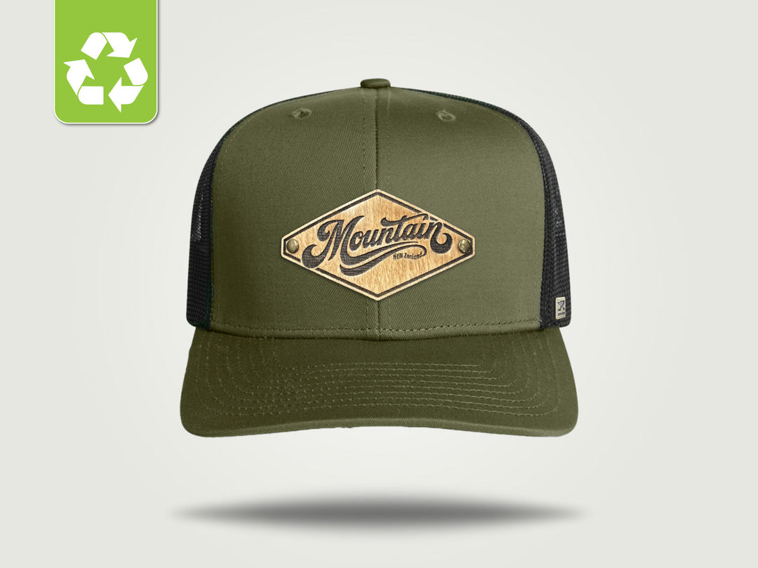 Recycled Trucker Cap - Mountain NZ