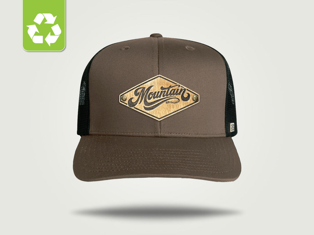 Recycled Trucker Cap - Mountain NZ