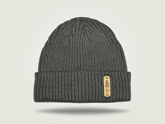Rib Knit Beanie - Tree