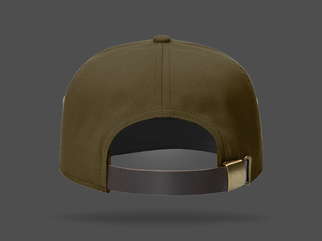 STRT 7 Olive Flat Brim Cap