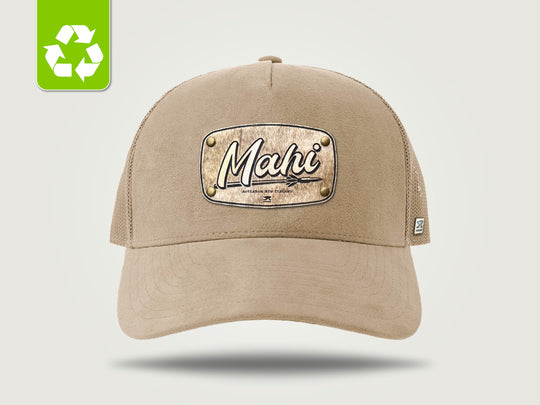 Suede Trucker Cap - Stone
