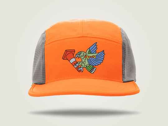 Trail Cap - Orange/Grey