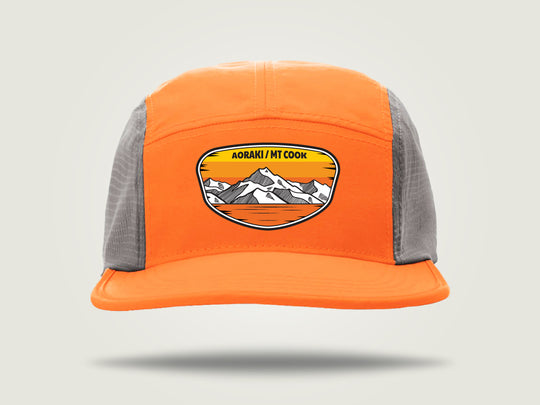 Trail Cap - Orange/Grey